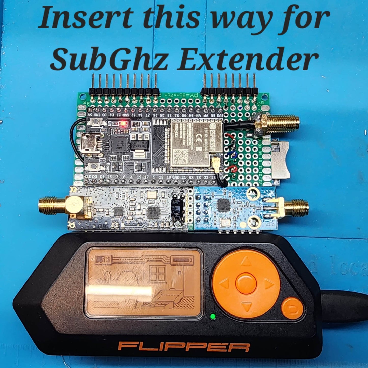 Flipper Zero Marauder/NRF24/CC1101: 3-in-1 Device with SD Card Slot and Antenna Options